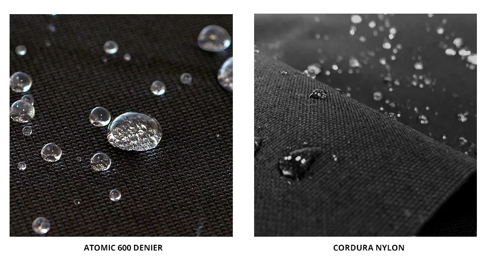 Northwest waterproof tested atomic fabric vs cordura fabric