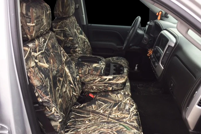 40/20/40 Split Bench front row Realtree seat covers for Chevy Silverado