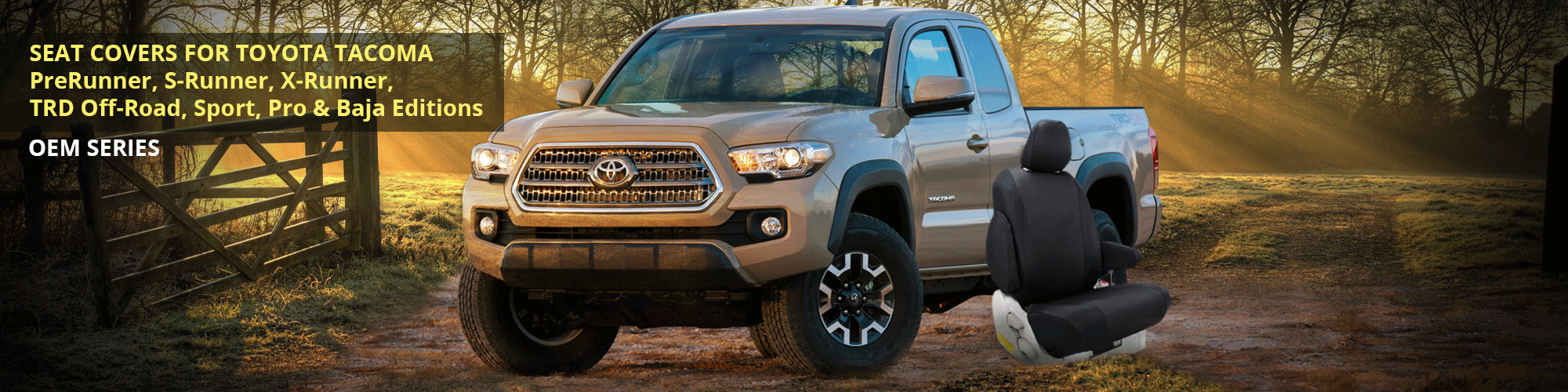 Toyota Tacoma Custom Seat Covers Pickup Truck
