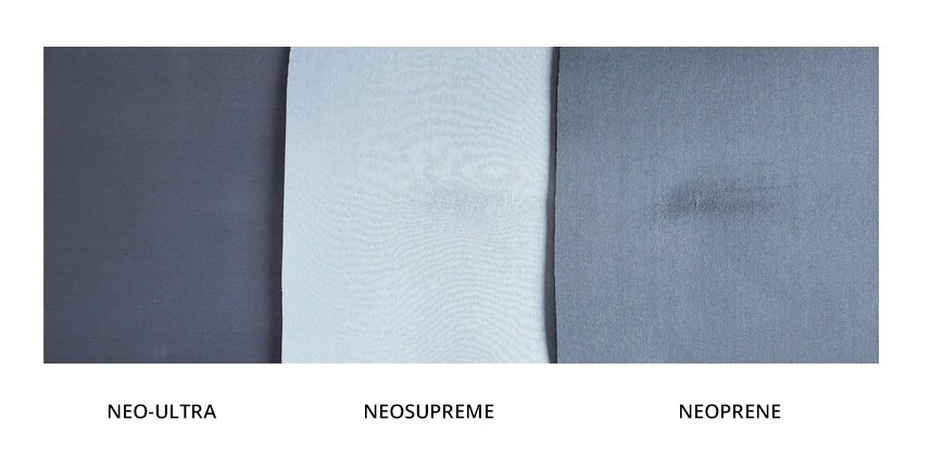 Northwest tested Neo-Ultra fabric vs Neosupreme & Neoprene fabric