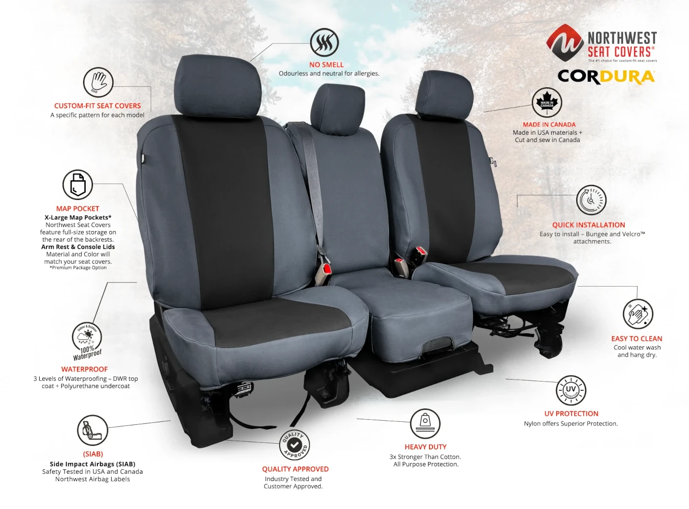 Northwest Seat Covers introducing pro-gard Custom Seat Covers