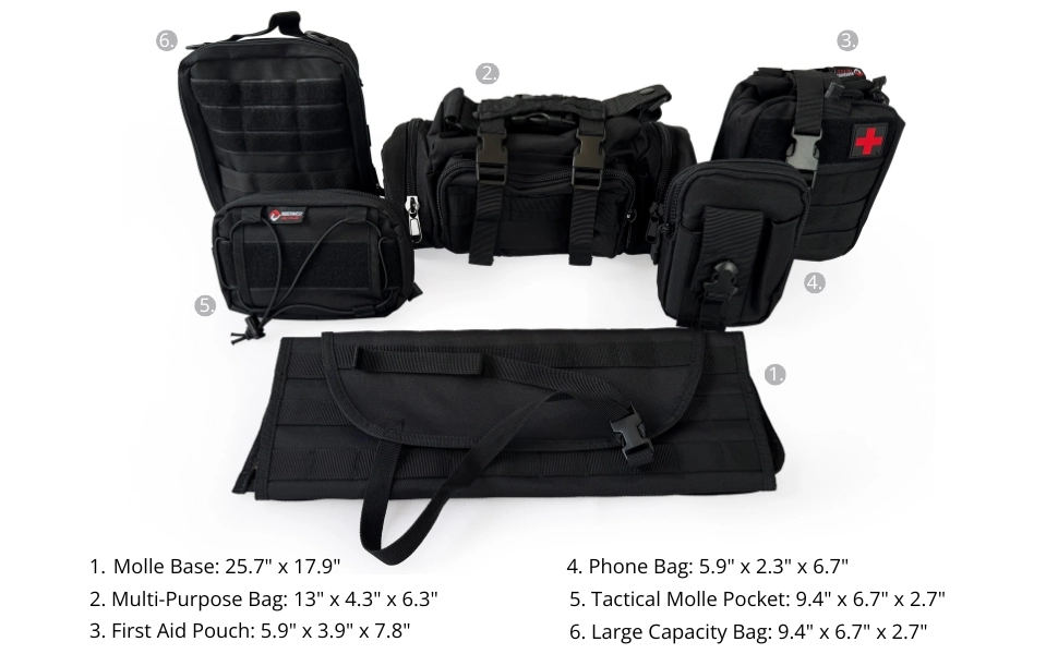 tactical bag, organizer bag, seat back organizer 