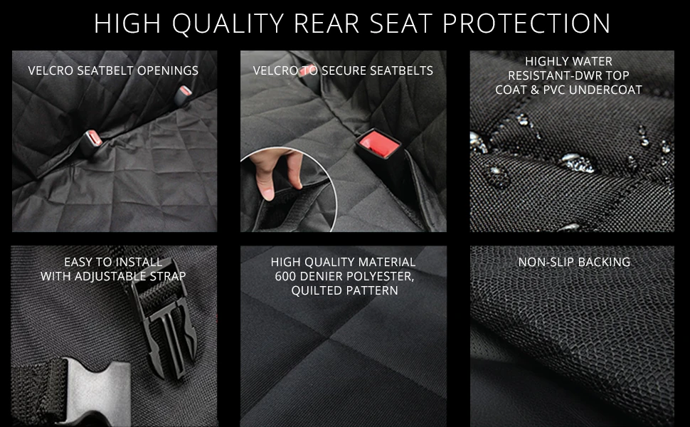 northwest pet seat cover features