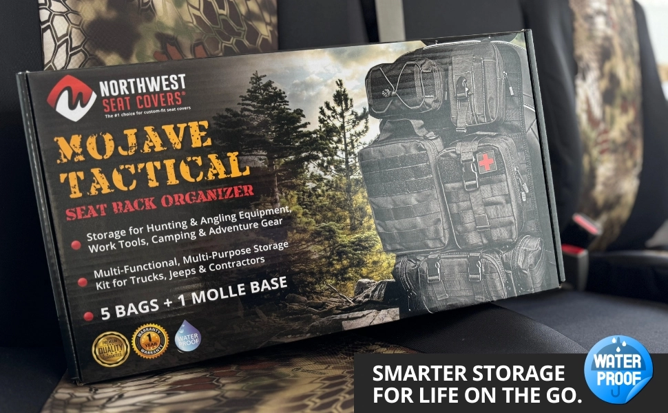 tactical seat bag organizer, car seat organizer, seat bag storage