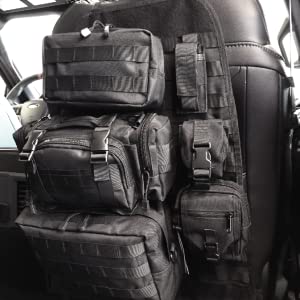 tactical bag, organizer bag, seat back organizer 
