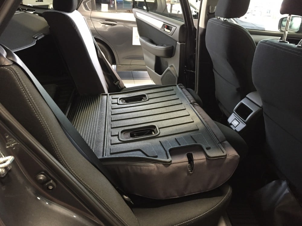 Seat Covers Proof of Fit Gallery | NW Seat Covers 2020 Subaru Outback Rear Seat Cover Installation