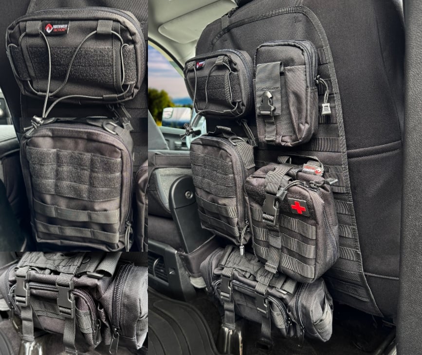 Mojave™ Tactical Seat Back Organizer | NW Seat Covers | FREE SHIPPING