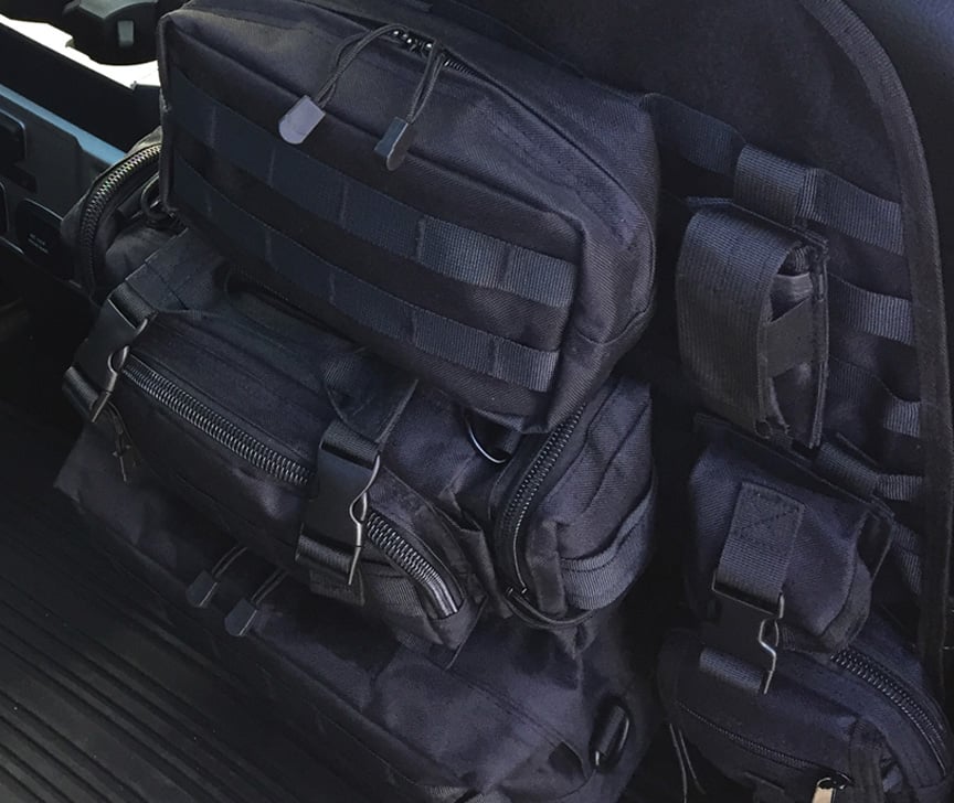 Custom Airplane Auto Back Seat Organizer Bag (Personalized
